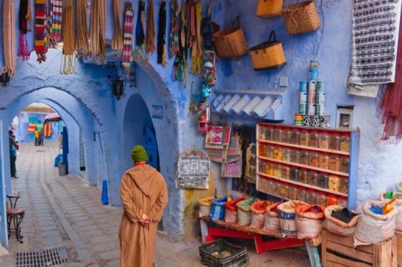 Un arcobaleno di spezie, Marocco. Foto di Keren Su/The Image Bank/Getty Images