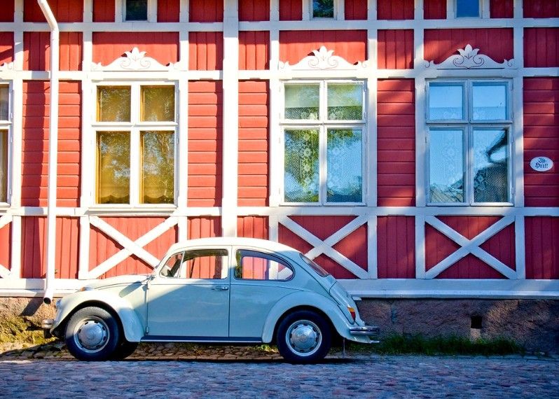 Una casa tradizionale di legno a Rauma, Finlandia.
©Juho Ruohola/Getty Images