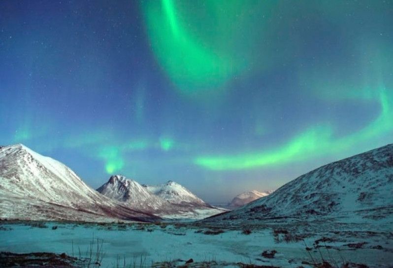 Una visione nitida dell'aurora boreal. Foto di Antony Spencer Photography/Moment/Getty Images