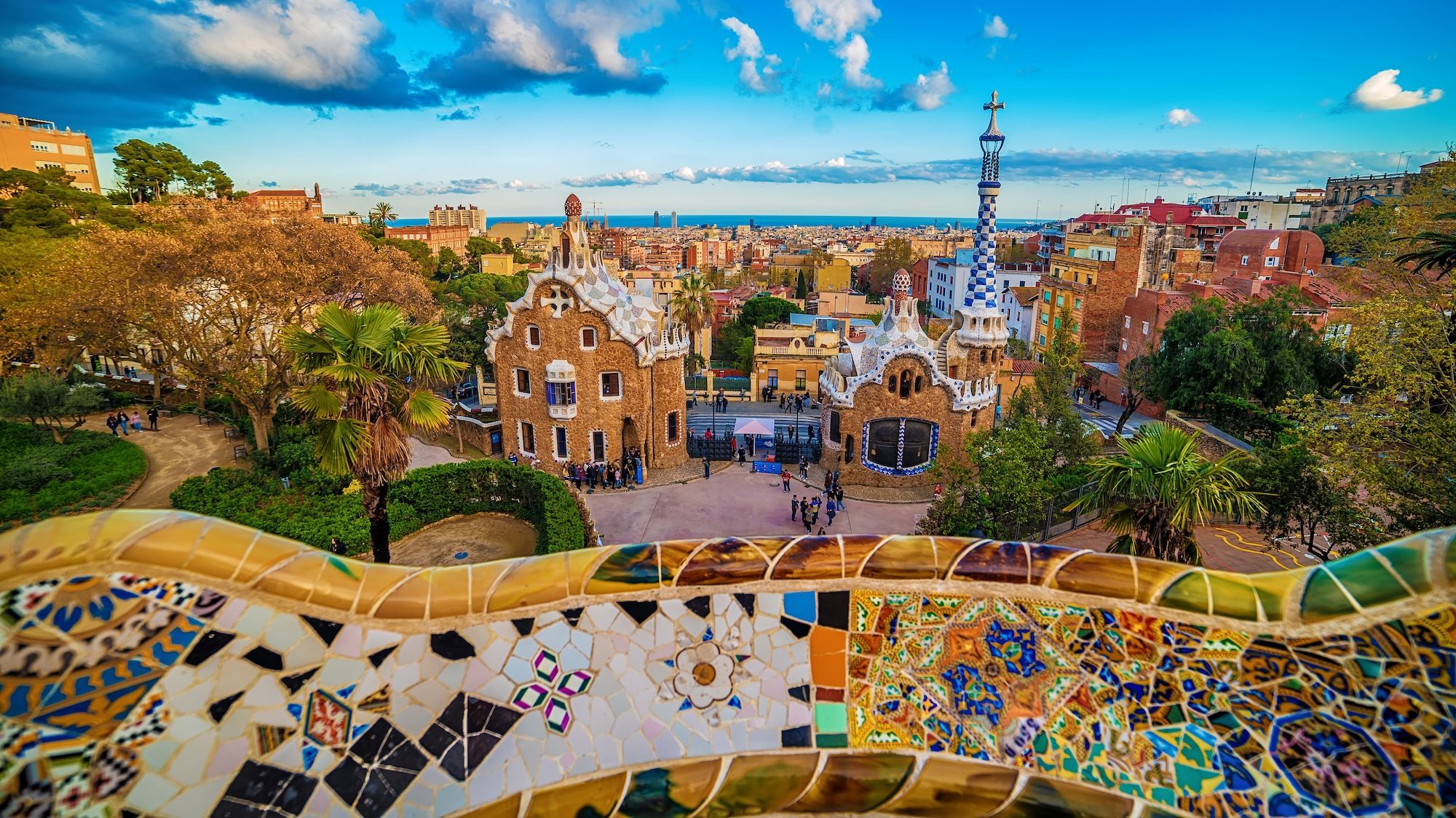 Il Park Güell, di Antoni Gaudí  ©krivinis/Shutterstock