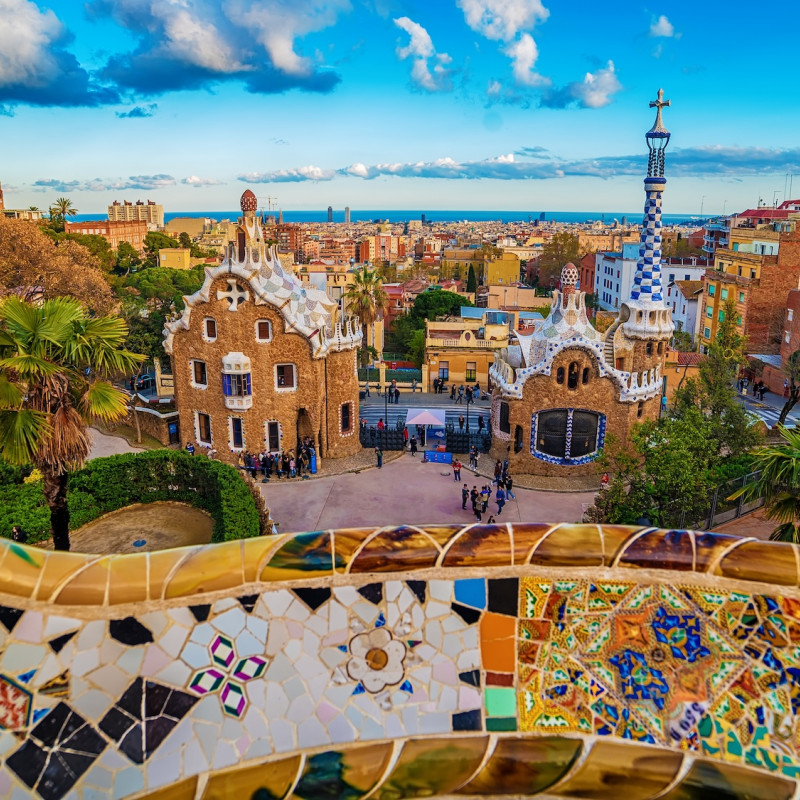 Il Park Güell, di Antoni Gaudí  ©krivinis/Shutterstock