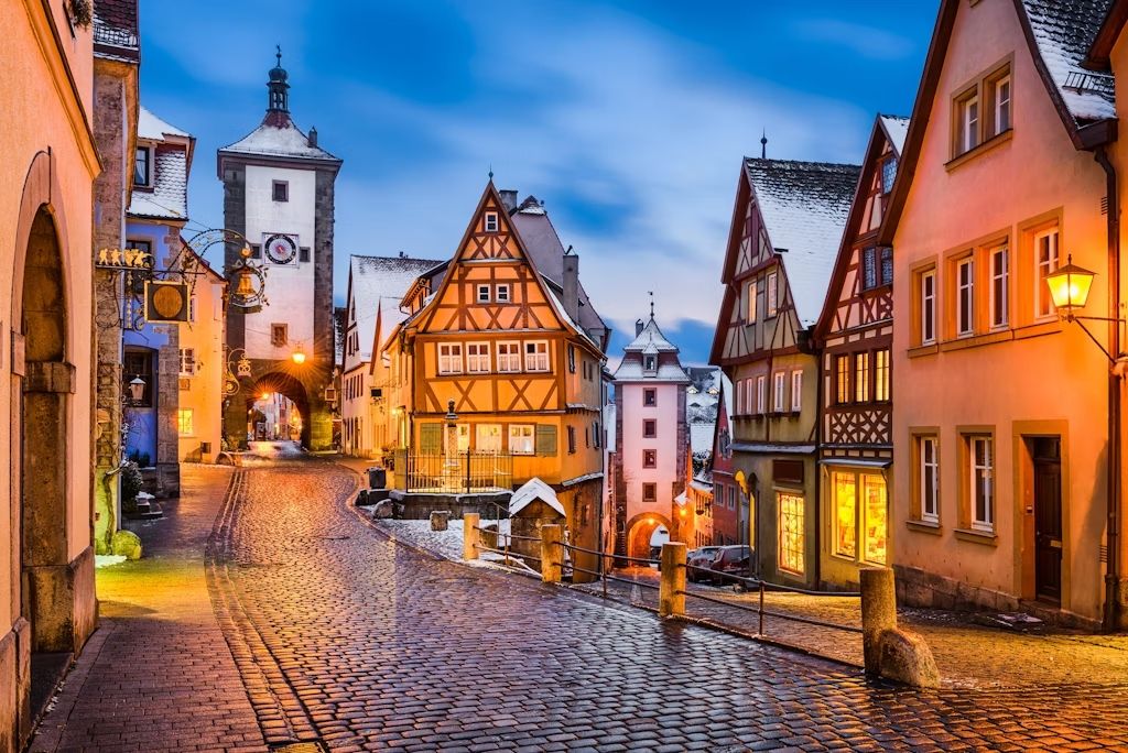 Rothenburg ob der Tauber, un villaggio da fiaba. © Michael Abid / Alamy Stock Photo