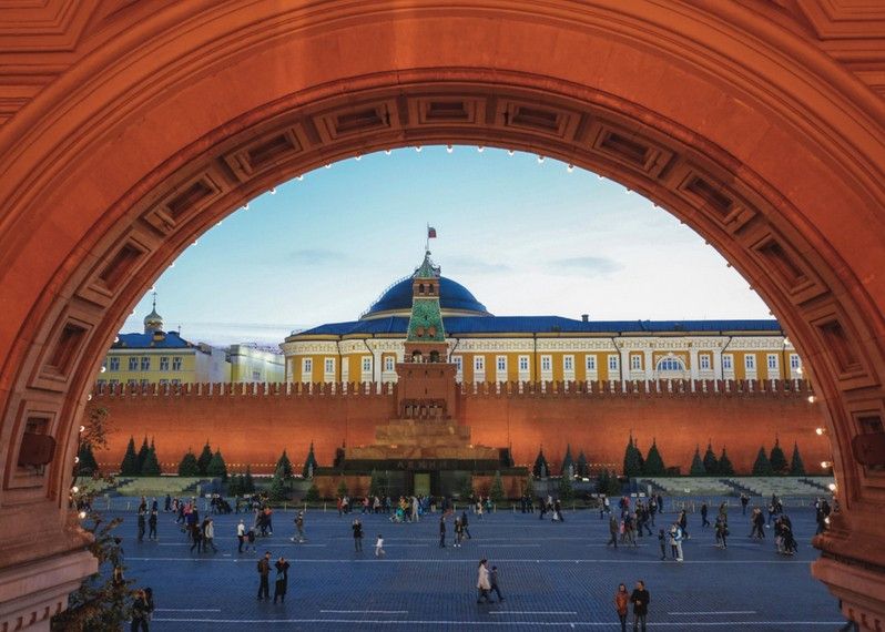 Veduta del mausoleo di Lenin e del Cremlino, Mosca. Russia.
©Lingxiao Xie/Getty Images