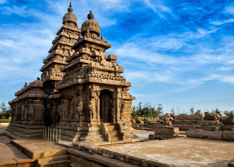 Veduta sugli spettacolari templi di Mahabalipuram, Tamil Nadu, India ©f9photos/Shutterstock