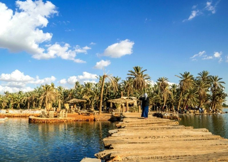 Veduta sull'isola di Fatnas, Siwa, Egitto.
©Picab0oo/Shutterstock