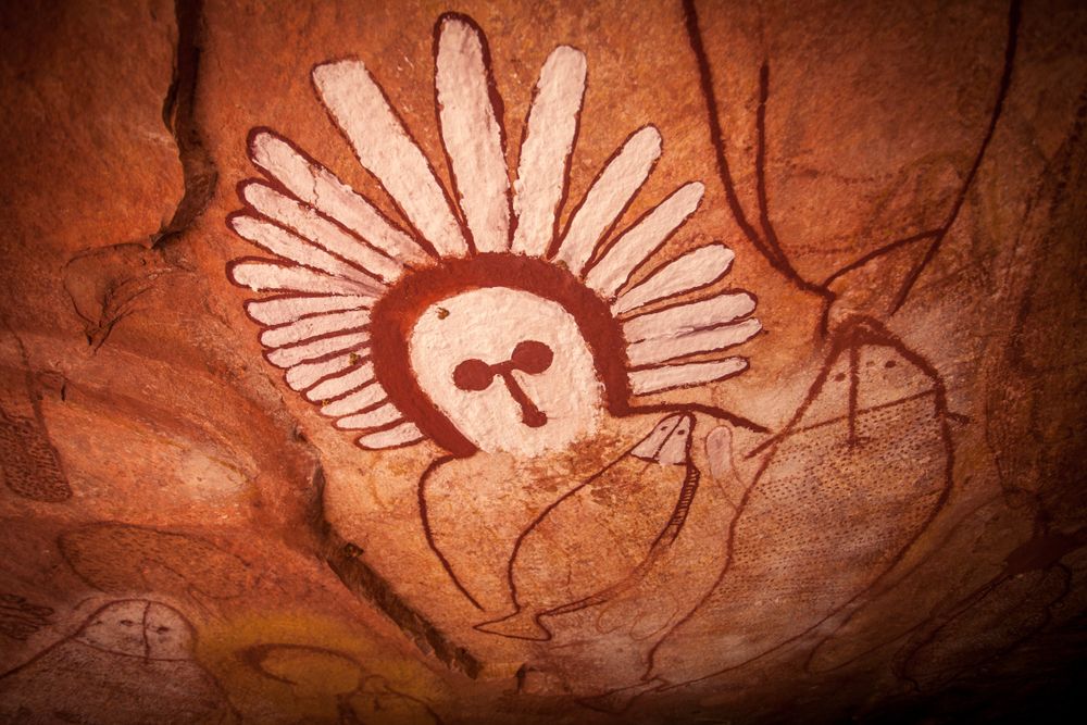 Dipinti rupestri nel Kimberley. Credits paulmichaelNZ / Shutterstock