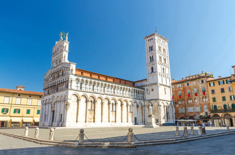 San Michele in Foro, il grande riferimento urbano di Lucca. Credits Aliaksandr Antanovich / Shutterstock