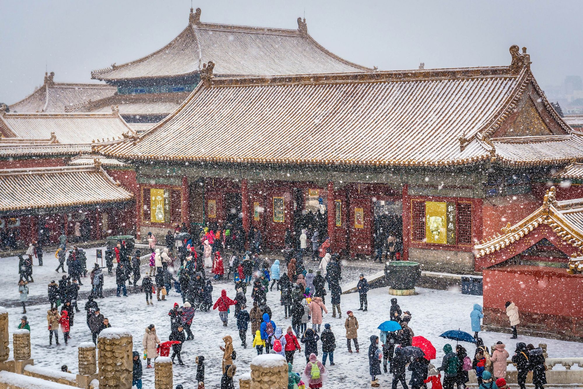 La Città Proibita sotto la neve. © Shutterstock