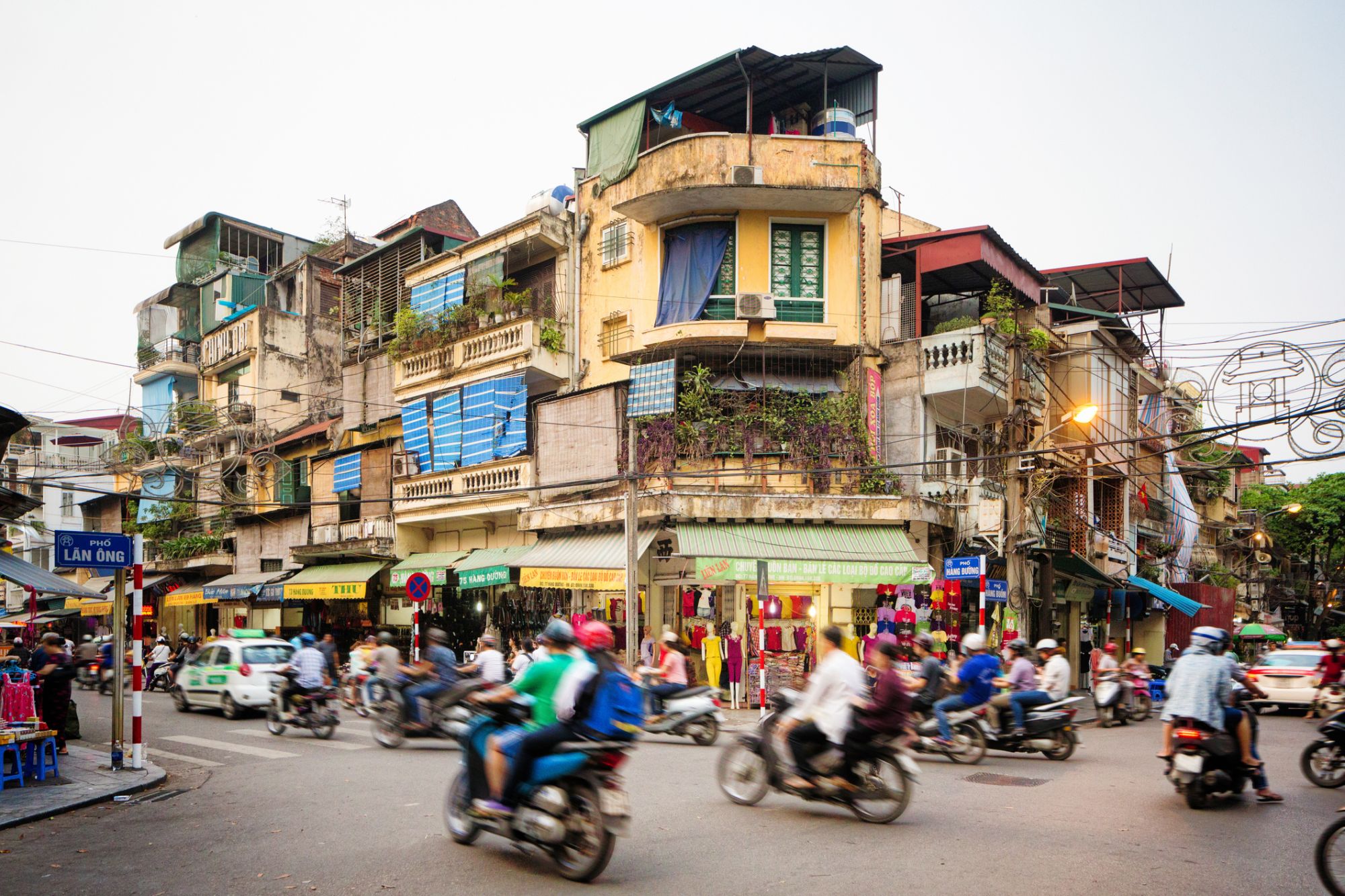 Traffico di Hanoi, Vietnam