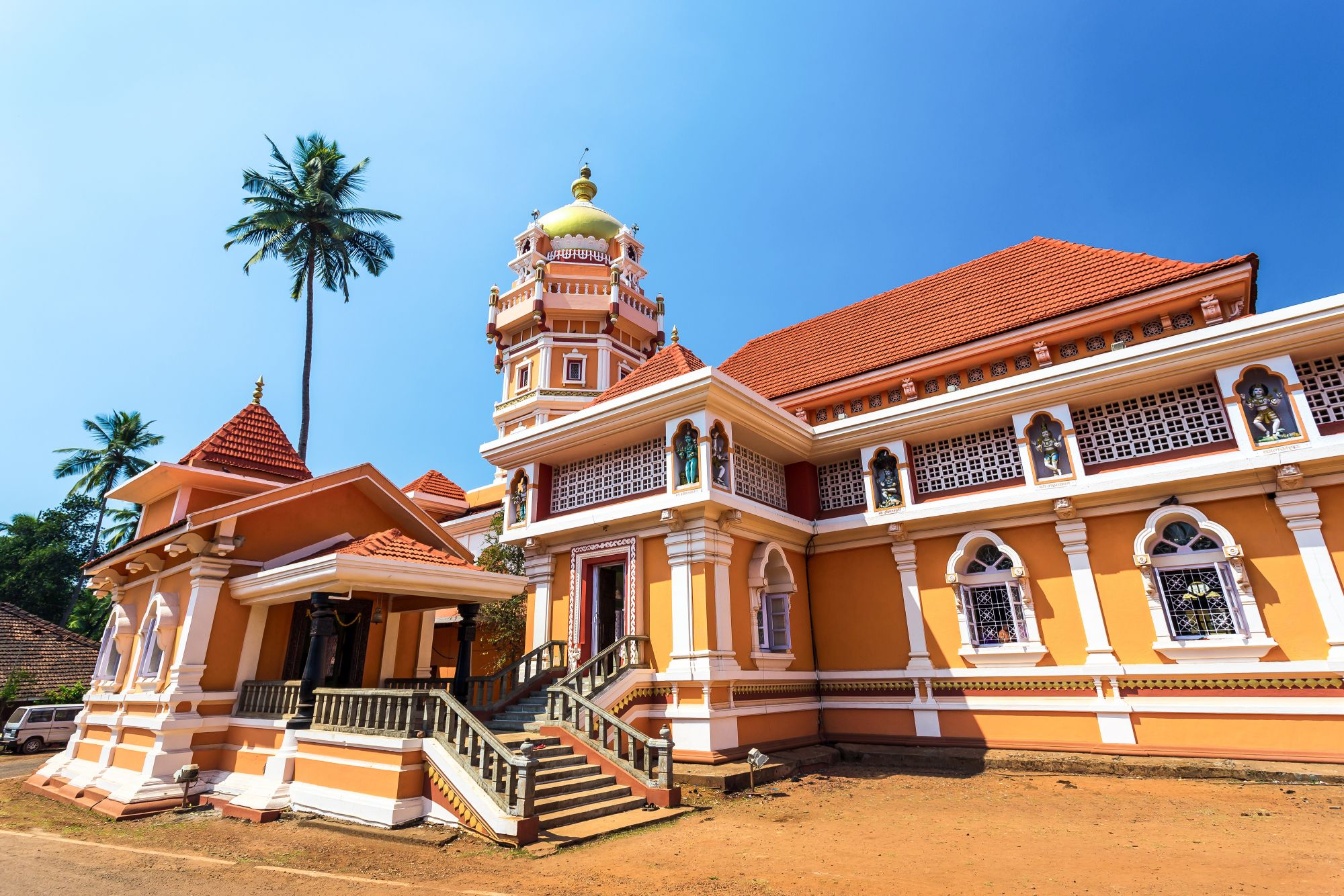 I templi di Goa, tra cui Shree Shantadurga, sono sbalorditivi © Alex Erofeenkov / Shutterstock
