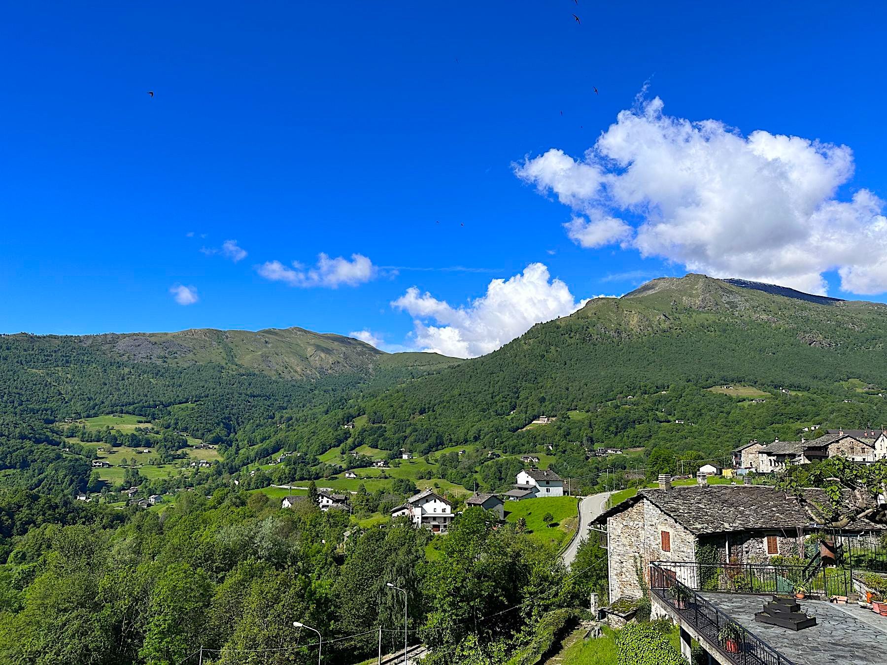 La Valchiusella vista da Traversella