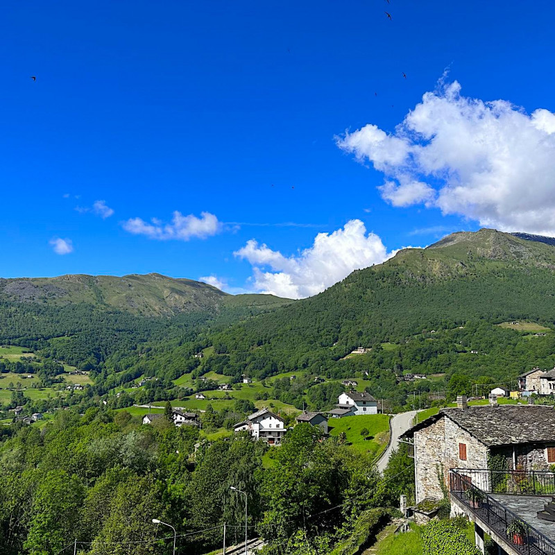 La Valchiusella vista da Traversella