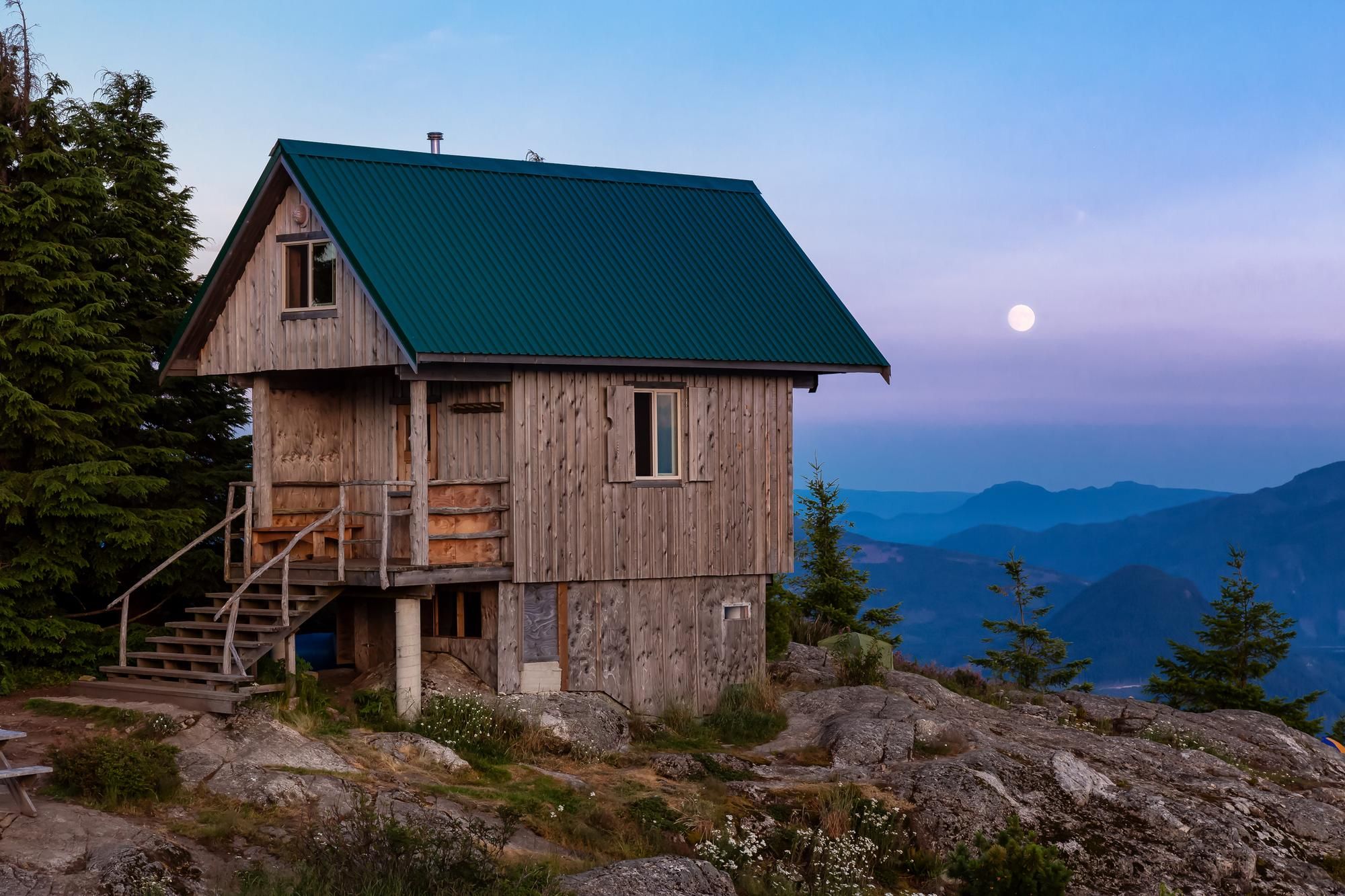 La vista dalla Tin Hat Cabin, nei pressi di Powell River © edb3_16 / Getty Images