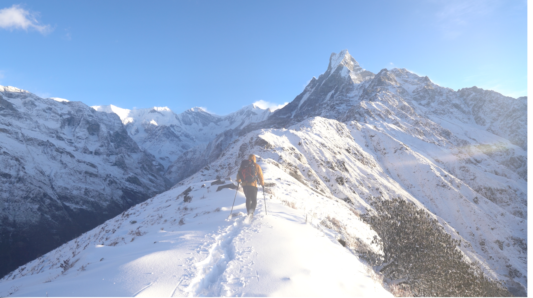 L’ultimo tratto della salita sul Mardi Himal ©Alberto Montemurro/Lonely Planet Italia