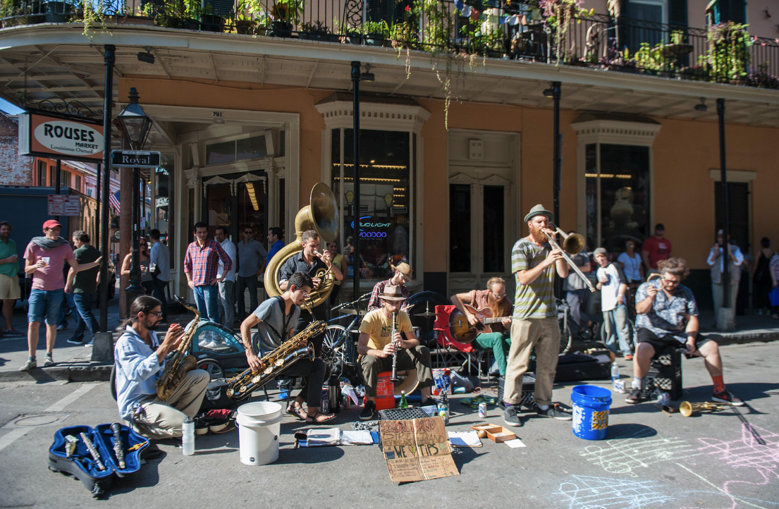 New Orleans: musica al French Quarter. Credits