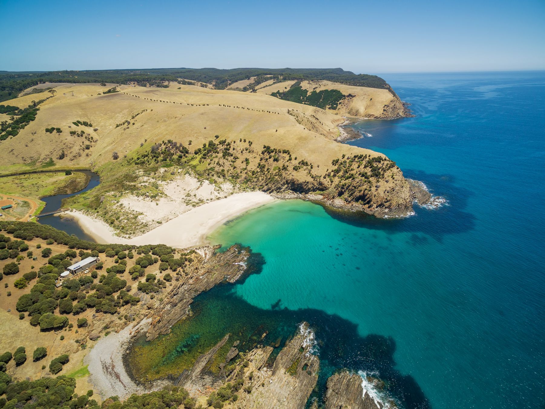 La costa di Kangaroo Island