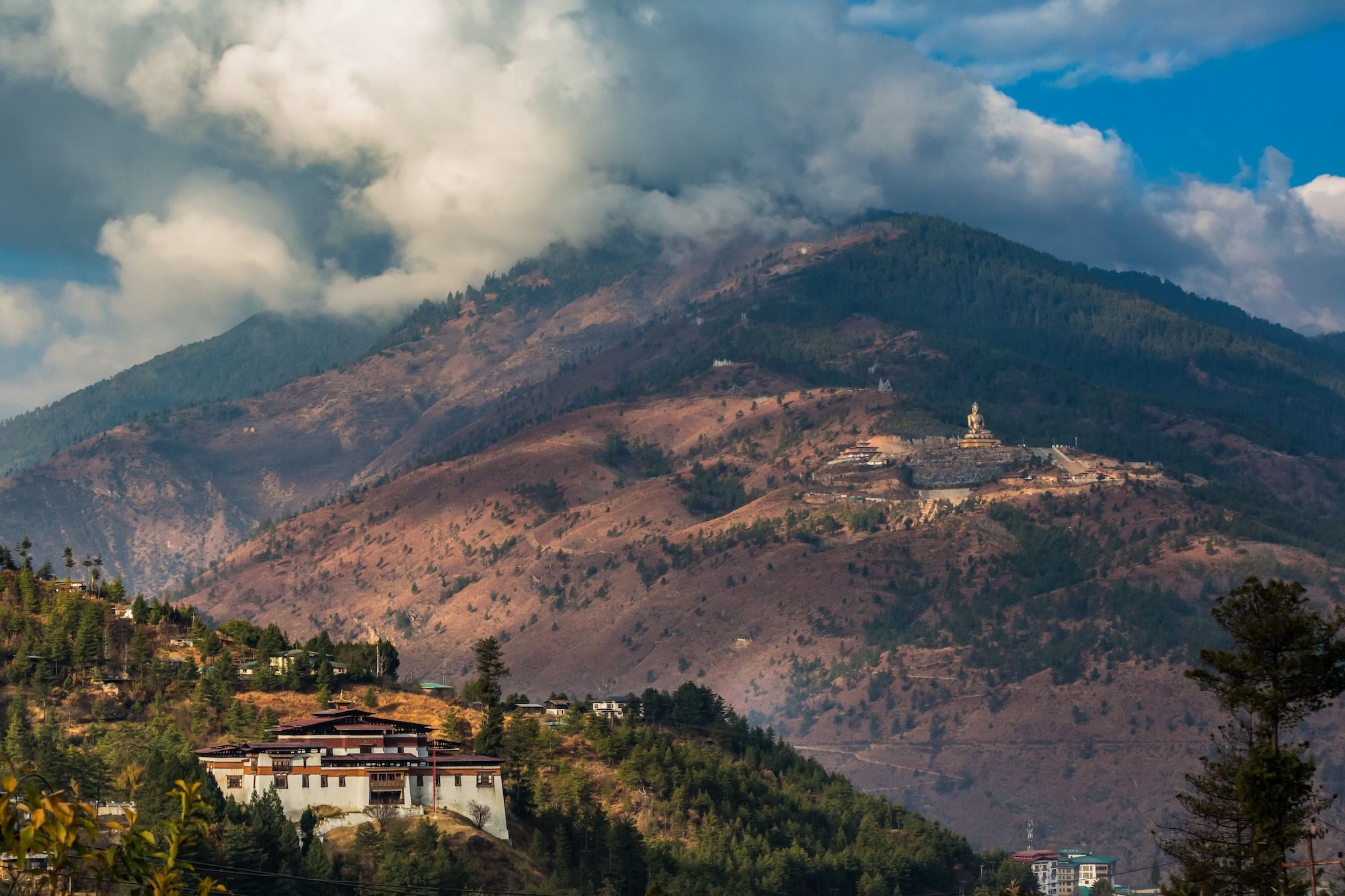 Lo dzong di Simtokha è l’unico rimasto completamente intatto ©KeongDaGreat/Shutterstock
