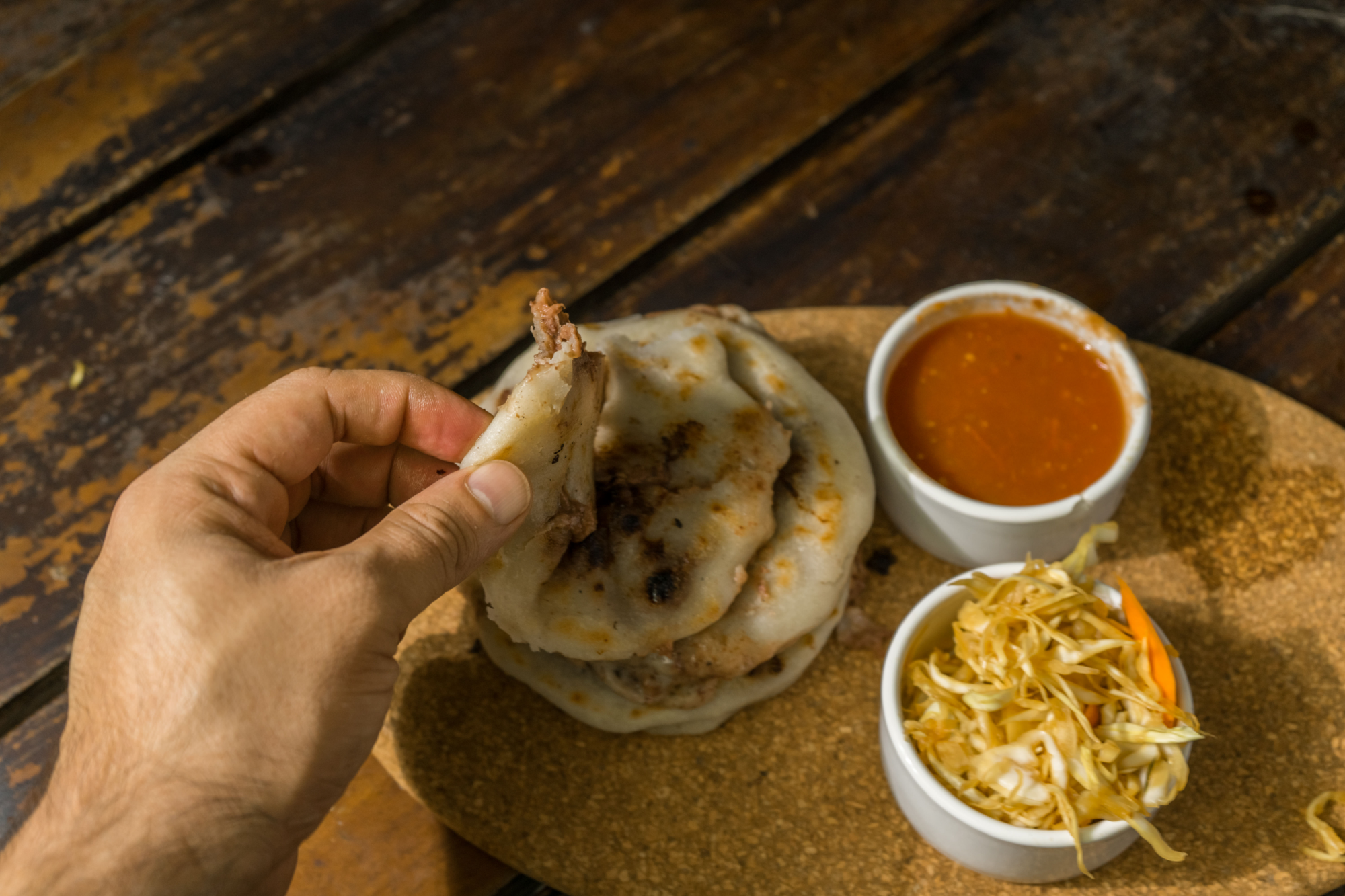 La tipica pupusa salvadoregna ©darqdesign/Shutterstock