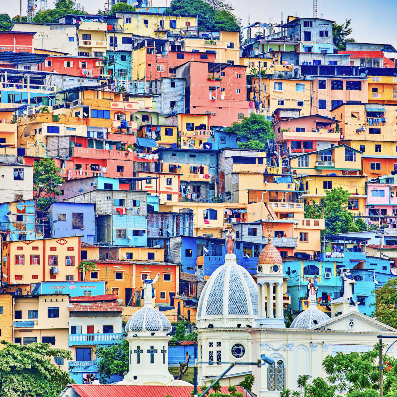 Le case colorate di Las Penas ©OSTILL is Franck Camhi