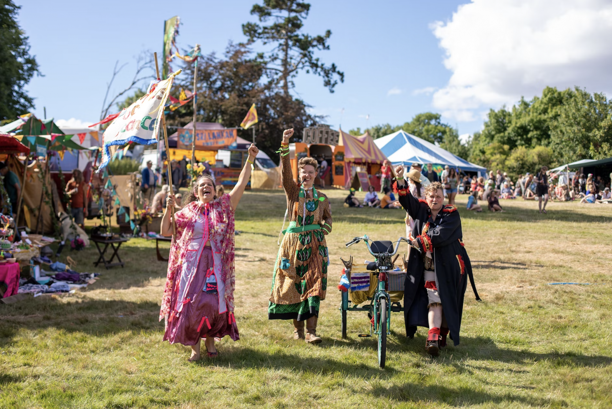 Concerti musicali dal folk al punk al Green Gathering festival, Galles © Nathan Eaton-Baudains / Green Gathering